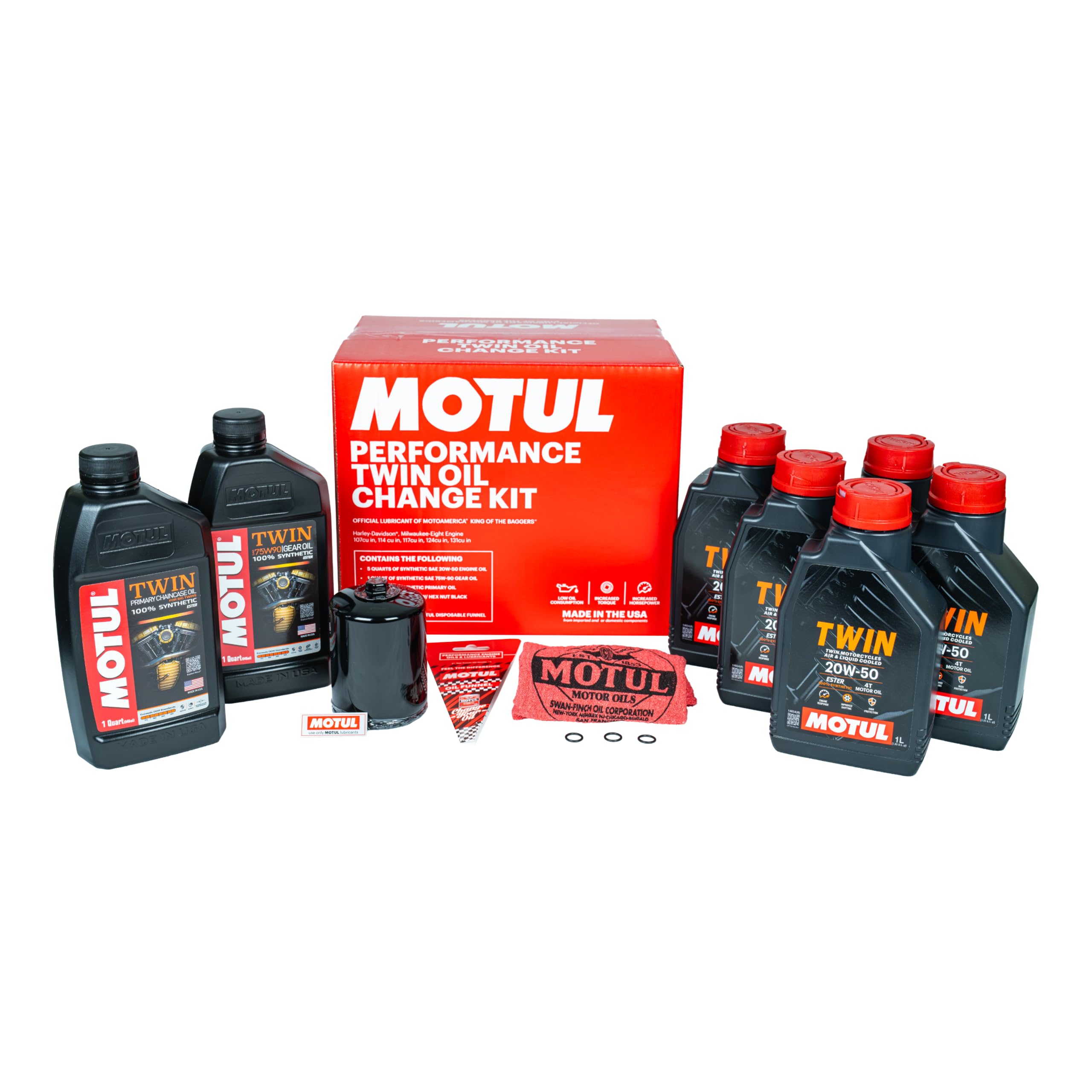 Amazon.com: MOTUL TWIN OIL CHANGE KIT FOR H-D® MILWAUKEE-EIGHT